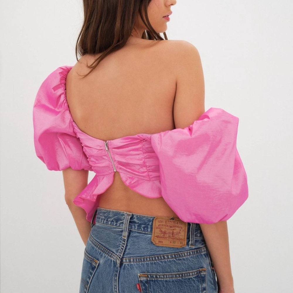 Free People X For Love & Lemons Judith cropped top 🍋 - Picture 7 of 7